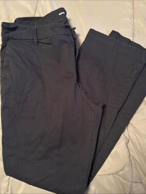 Old Navy Women's Navy Blue Boot Cut Trousers